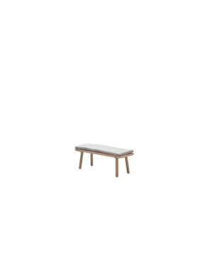 Garden Impressions Decala sportbank aluminium light teak look desert sand