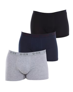 Pack of 3 Men's Bamboo Cotton Stretch Boxers Q501