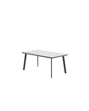 Garden Impressions Vigo tafel 160x90 cm carbon black light teak vironwood