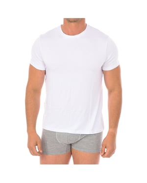 Men's Bamboo Short Sleeve Undershirt Q602