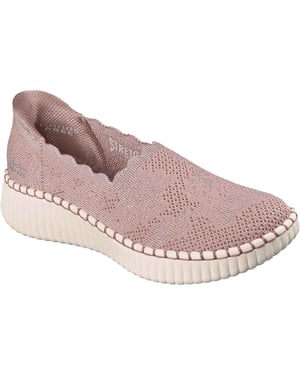 Skechers Wilshire Boulevard Polyester Dames Mauve Sneakers