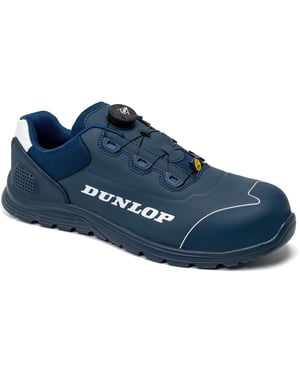 Dunlop Matt Microfiber Heren Veiligheidsschoenen Marineblauw/Wit