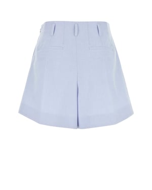 Poederblauwe Katoenen Shorts