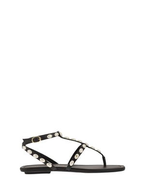 Pearlita - Thong Sandal With Pearls
