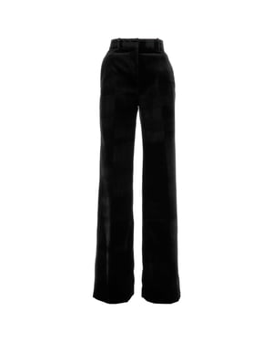 Black Velvet Palazzo Pant