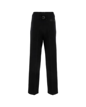 Black Wool Pant