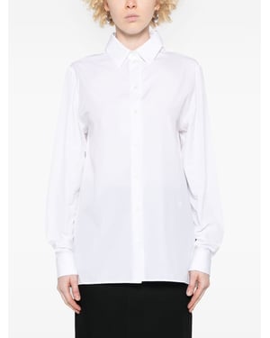 Witte Poplin Overhemd
