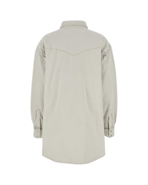 Chalk Denim Oversize Shirt