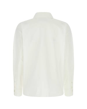 Witte Poplin Oversized Shirt
