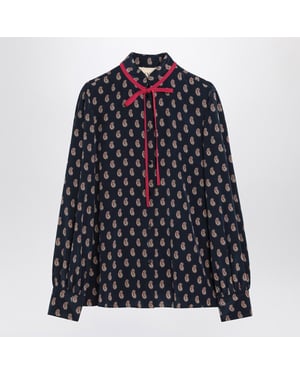 Zijden Overhemd Met Paisleyprint
