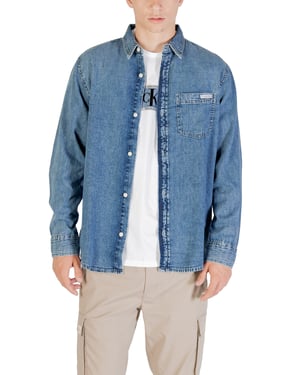 Denim Overhemd met Knopen