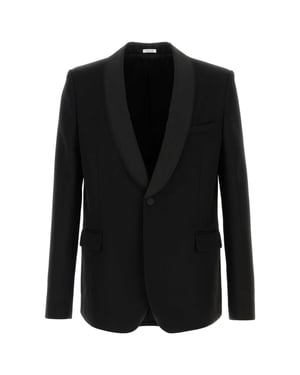 Black Wool Blazer