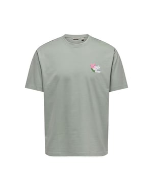 Only & Sons Onsfleuri life flower rlx ss tee