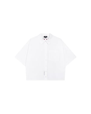 Alix The Label Ladies woven clean poplin shortsleeve blouse blouses 2603907632