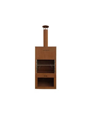 Westmann Barbecue en open haard roest 41x70x229 cm wmlg610-b