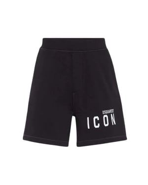 Dsquared2 Icon Logo Black Relax Fit Short