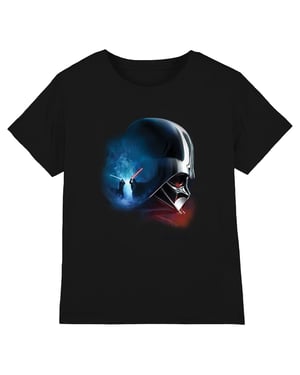 Star Wars Kinderen/Kinderen Obi Wan Kenobi Vader Poster T-Shirt (Zwart)