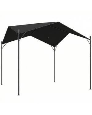 4goodz Pergola 3x3m waterafstotend winterbestendig zonnescherm met zadeldak -
