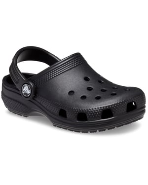 Crocs Kids' Classic Thermoplastic Kid's Black Clogs