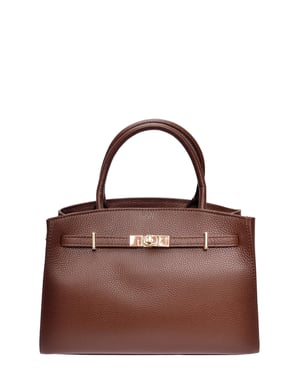 Isabella Rhea Bordeauxrood Rundleer Tas