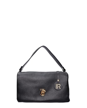 Isabella Rhea Zwart Rundleer Tas