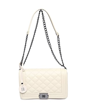 Anna Luchini Beige Rundleer Tas