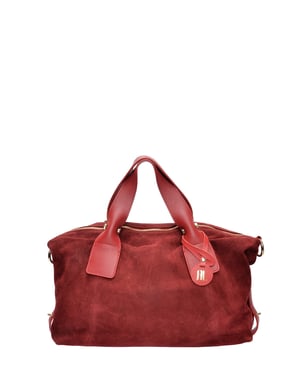 Anna Luchini Rood Rundleer Tas