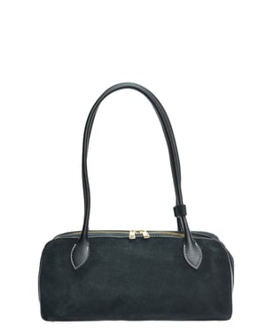 Anna Luchini Zwart Rundleer Tas