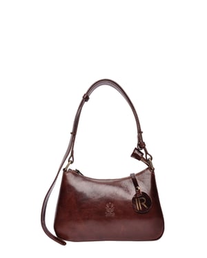 Isabella Rhea Bordeauxrood Rundleer Tas