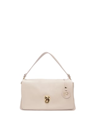 Isabella Rhea Beige Rundleer Tas