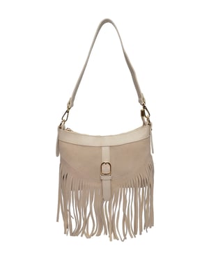Anna Luchini Beige Rundleer Tas