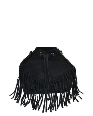 Roberta M Zwart Rundleer Tas