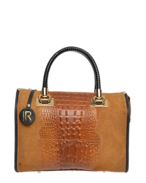 Isabella Rhea Brown Rundleer Tas