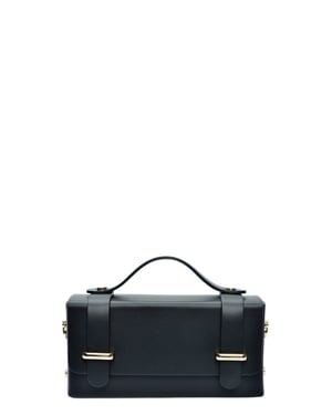 Isabella Rhea Zwart Rundleer Tas