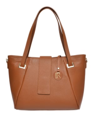Isabella Rhea Brown Rundleer Tas