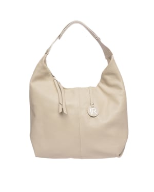Isabella Rhea Beige Rundleer Tas