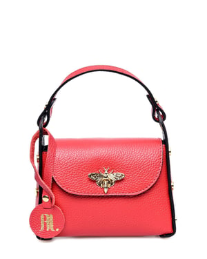Anna Luchini Rood Rundleer Tas