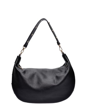 Isabella Rhea Zwart Rundleer Tas