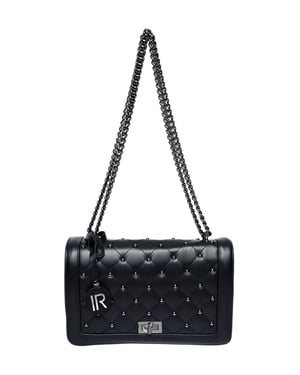 Isabella Rhea Zwart Rundleer Tas