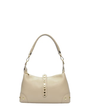 Anna Luchini Beige Rundleer Tas