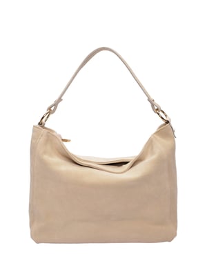 Isabella Rhea Beige Rundleer Tas