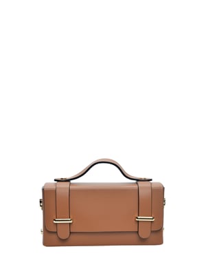 Isabella Rhea Brown Rundleer Tas