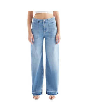 C.O.J. Denim High waist wide leg fancy bottom