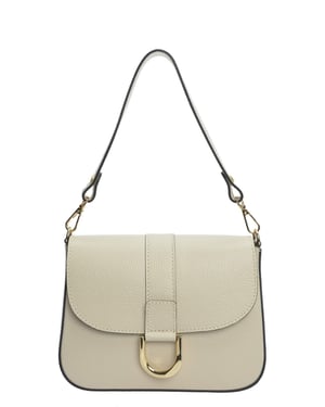 Anna Luchini Beige Rundleer Tas