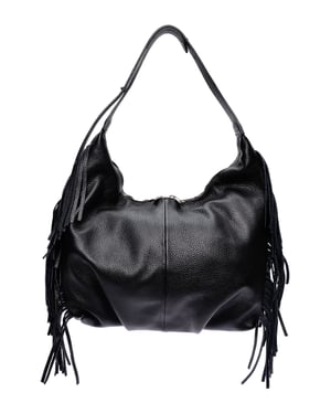 Isabella Rhea Zwart Rundleer Tas