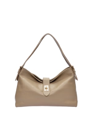 Anna Luchini Beige Rundleer Tas