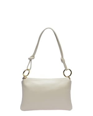 Anna Luchini Beige Rundleer Tas