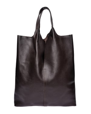 Anna Luchini Bordeauxrood Rundleer Tas