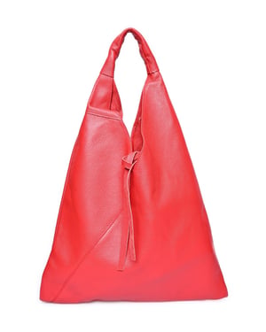 Anna Luchini Rood Rundleer Tas