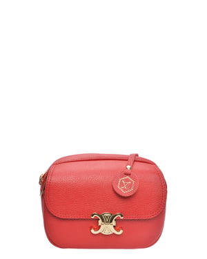 Luisa Vannini Rood Rundleer Tas